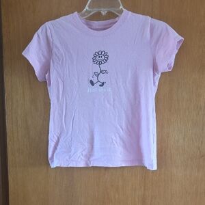 Nike Pink Tee with Logo